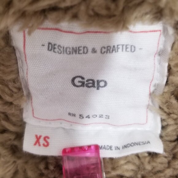 Ladies' Gap Faux Fur Trim Hooded Parka, Size XS, VGUC - Picture 6 of 11